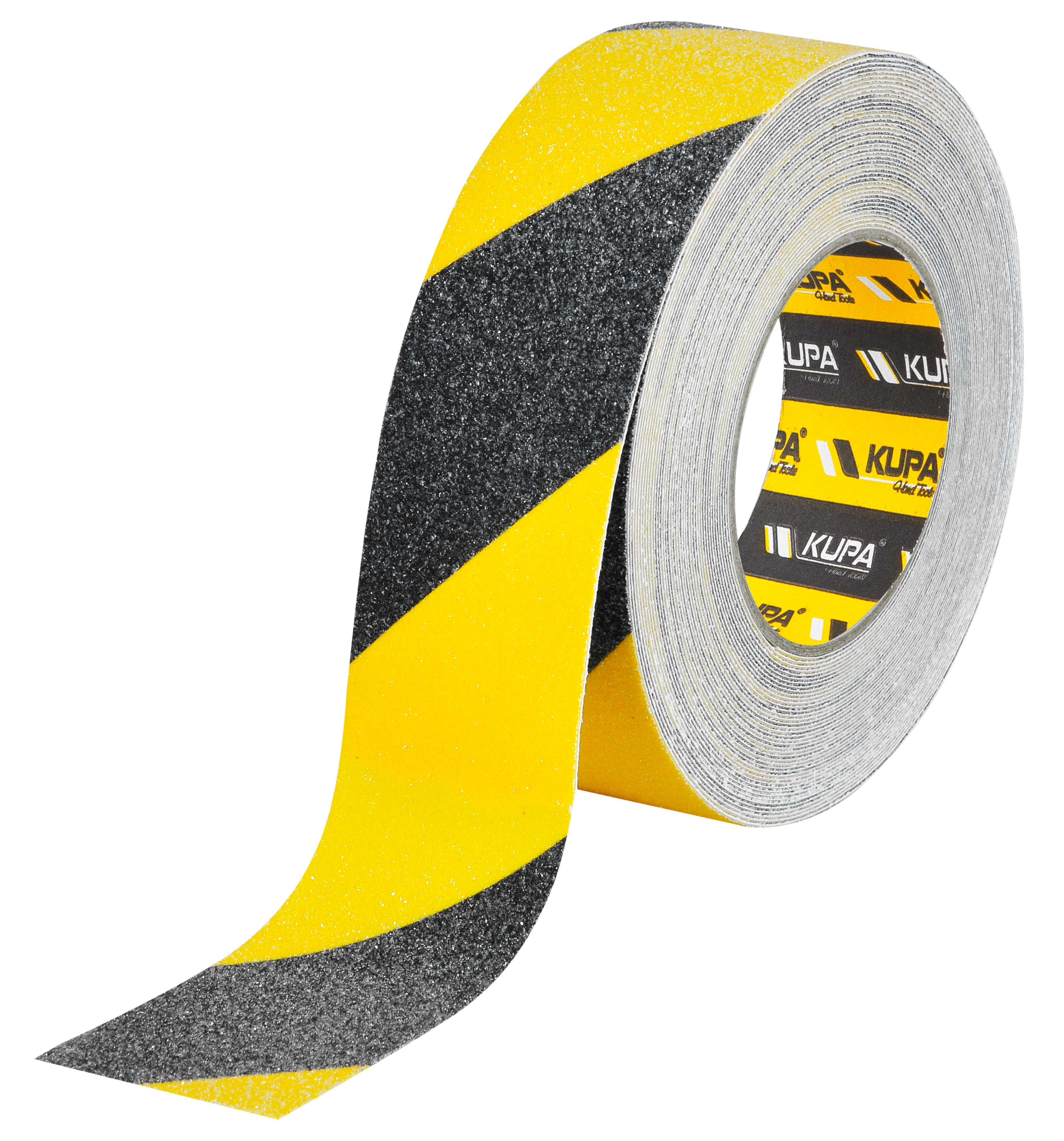 KUPA KAYDIRMAZ BAND SARI SİYAH 50MM*15MT